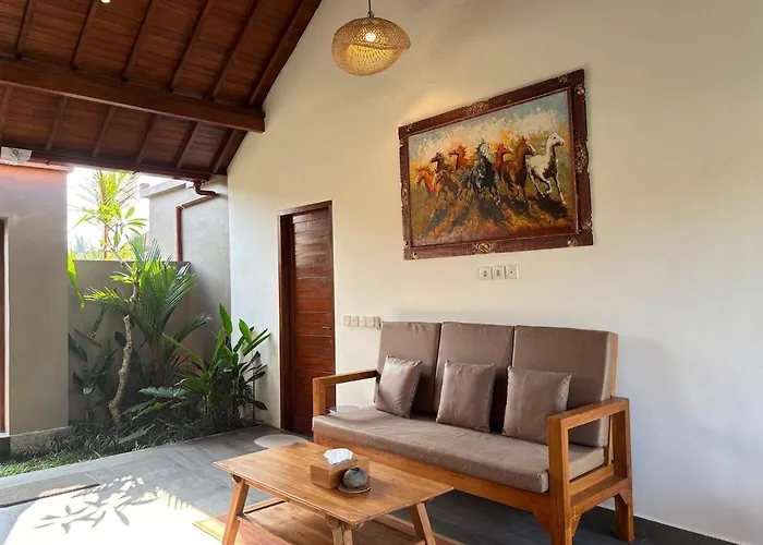Luxury Wooden Private Pool & Rice Field View Villa *