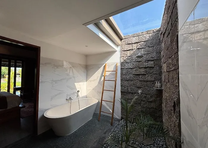 Villa Luxury Wooden Private Pool & Rice Field View