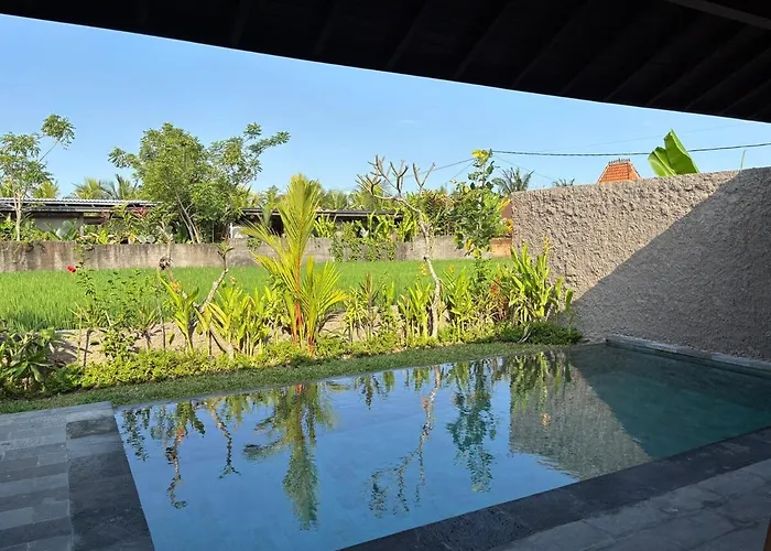 Luxury Wooden Private Pool & Rice Field View * Ubud (Bali)