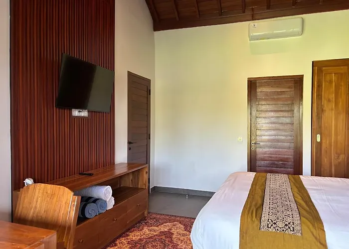 Villa Luxury Wooden Private Pool & Rice Field View *