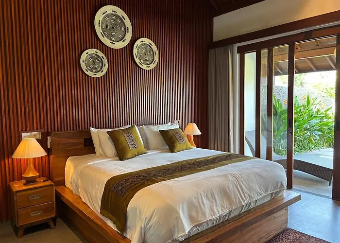 Villa Luxury Wooden Private Pool & Rice Field View