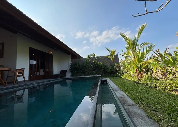 Villa Luxury Wooden Private Pool & Rice Field View *