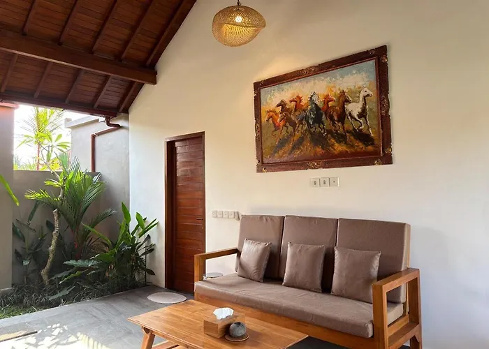 Villa Luxury Wooden Private Pool & Rice Field View *