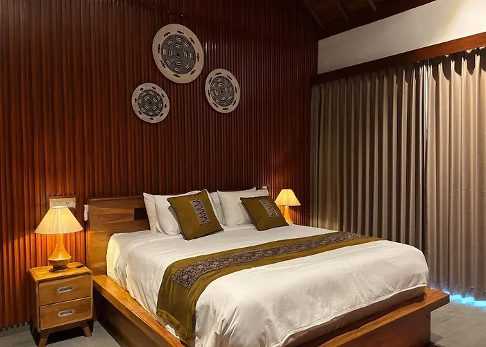 Villa Luxury Wooden Private Pool & Rice Field View
